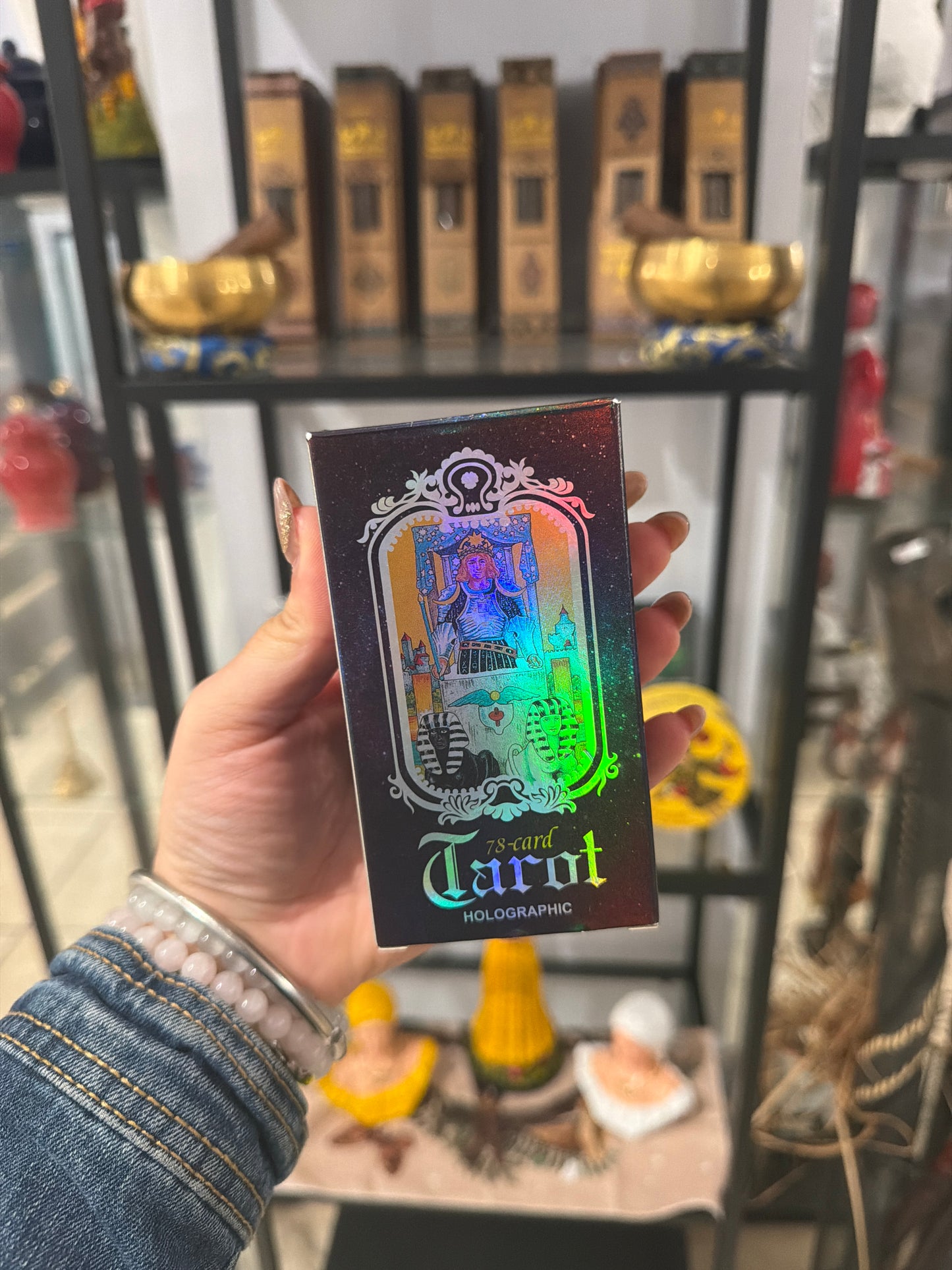 tarot holografico negro