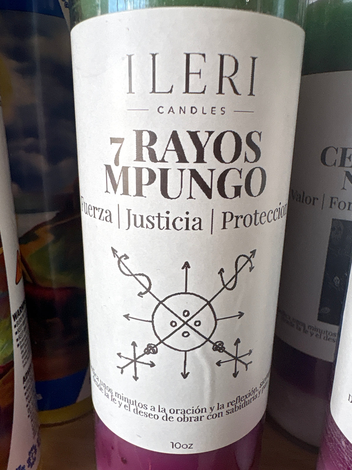 Vela | 7 Rayos Mpungo | Ileri Candles
