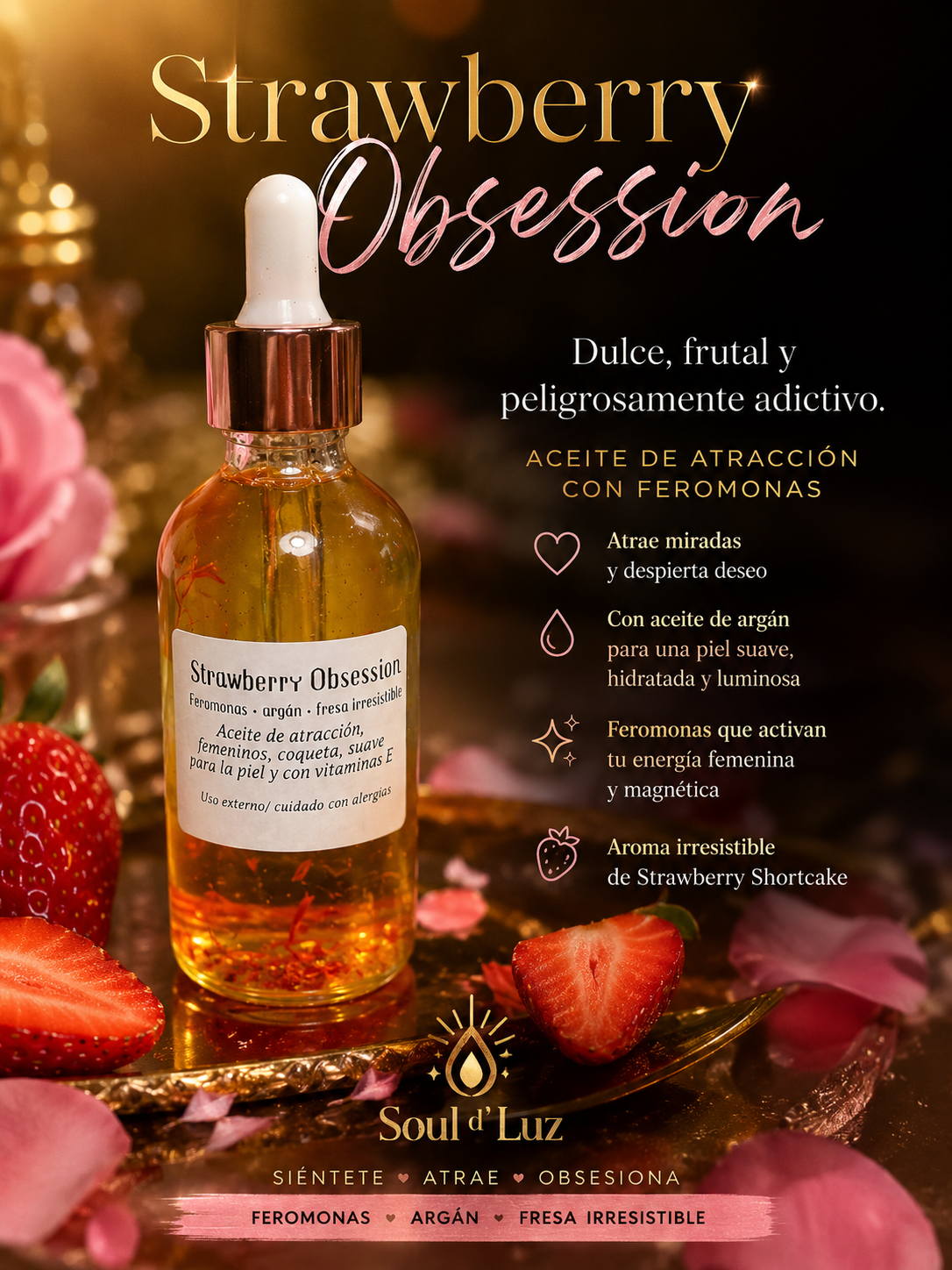Strawberry Obsession | Aceite de Atracción con Feromonas
