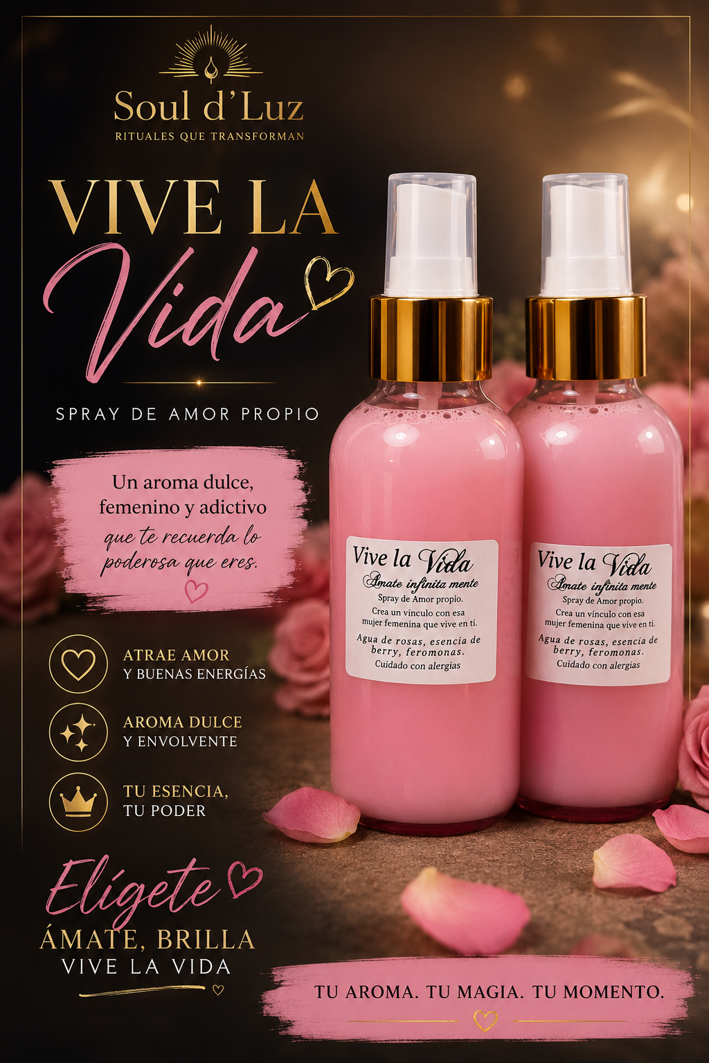 Vive la Vida – Spray de Amor Propio | 4 oz