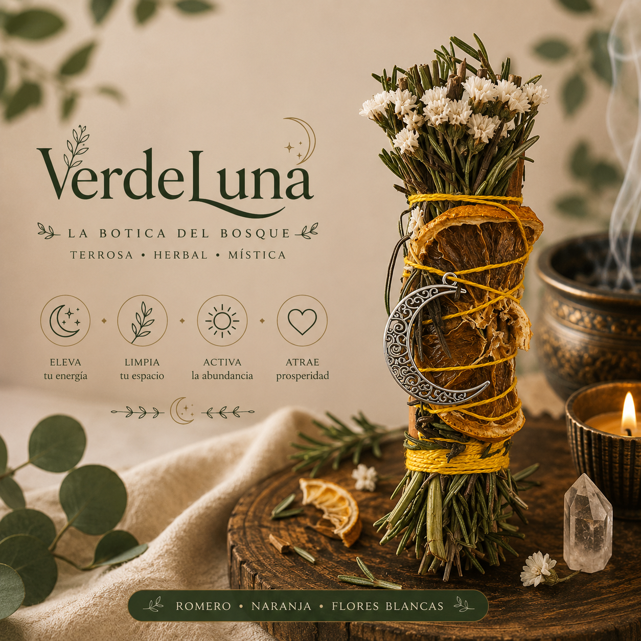 Bundle Herbal de prosperidad | VerdeLuna