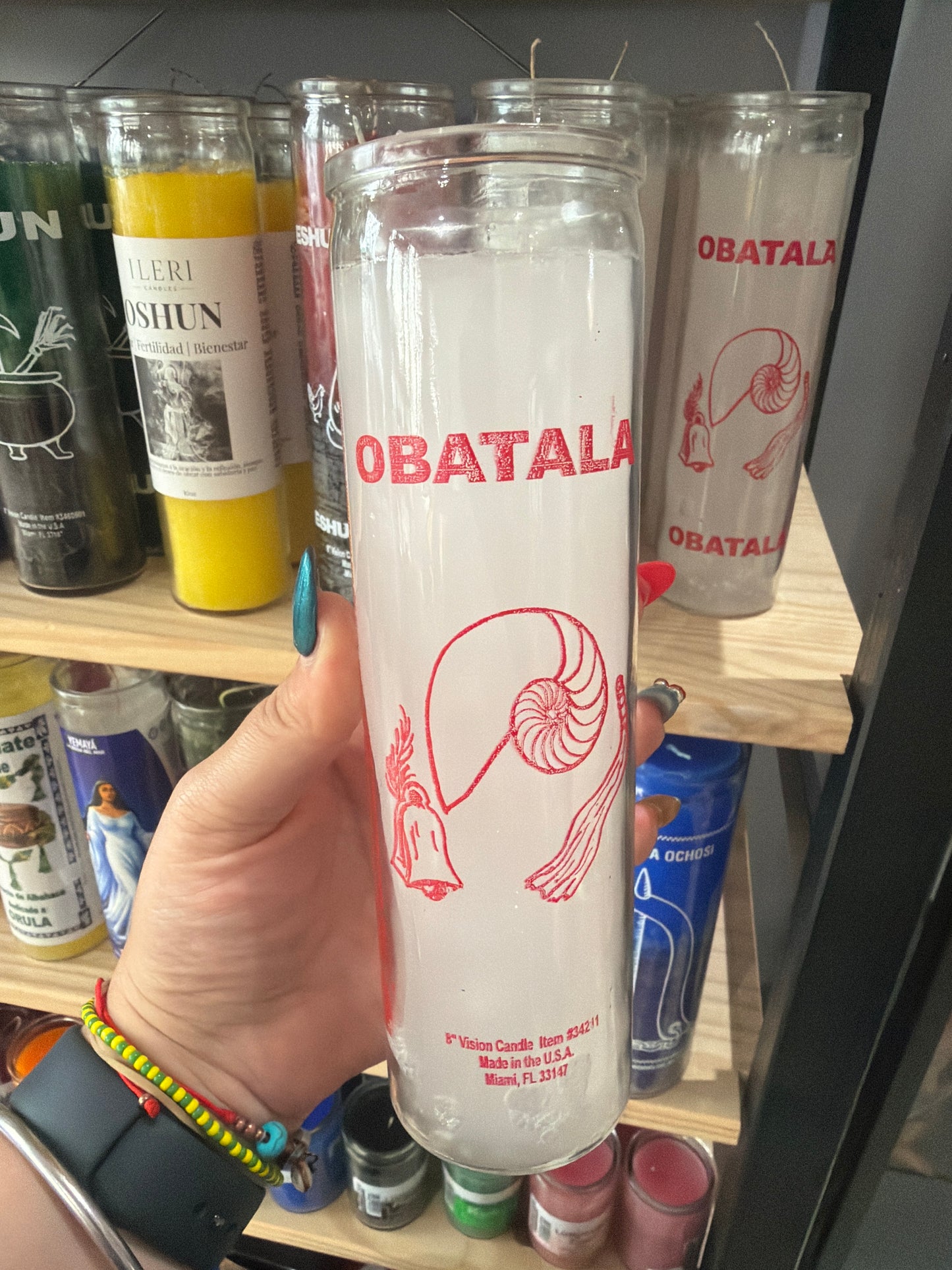 Vela obatala | visión candle