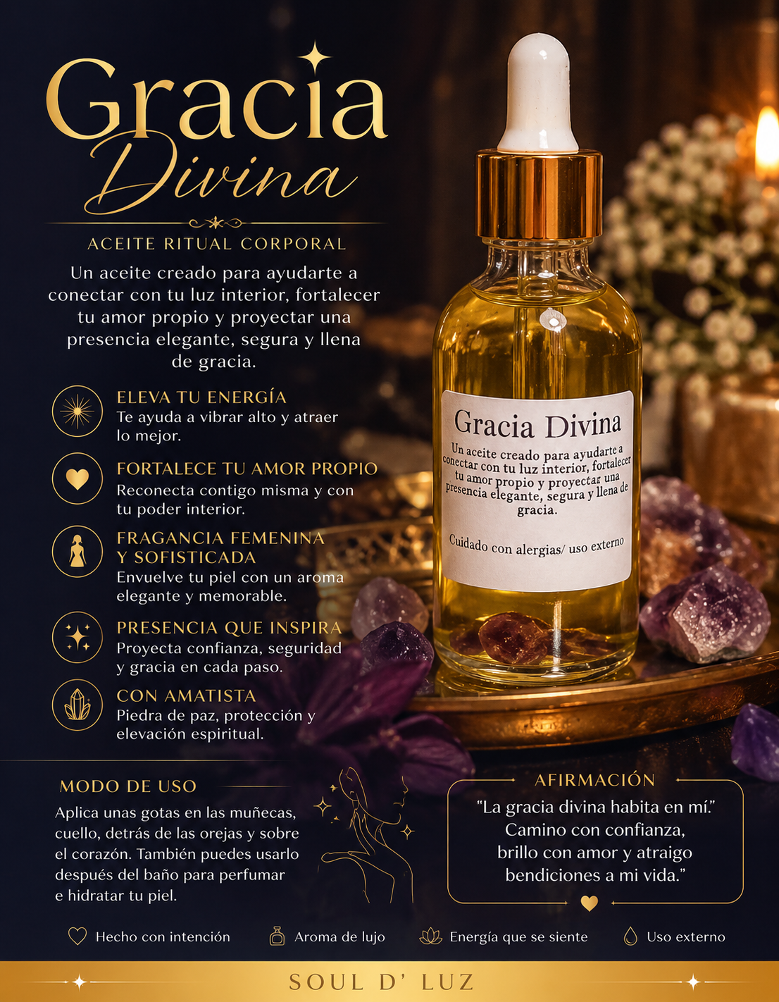 Gracia Divina – Aceite Ritual Corporal