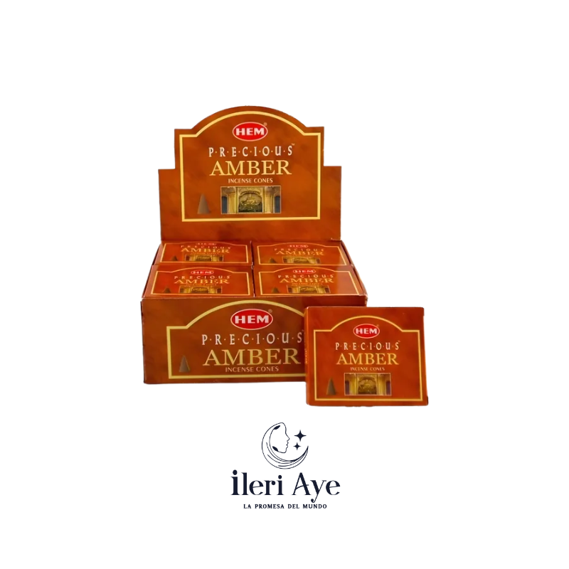 incienso cono | rangoli amber rose