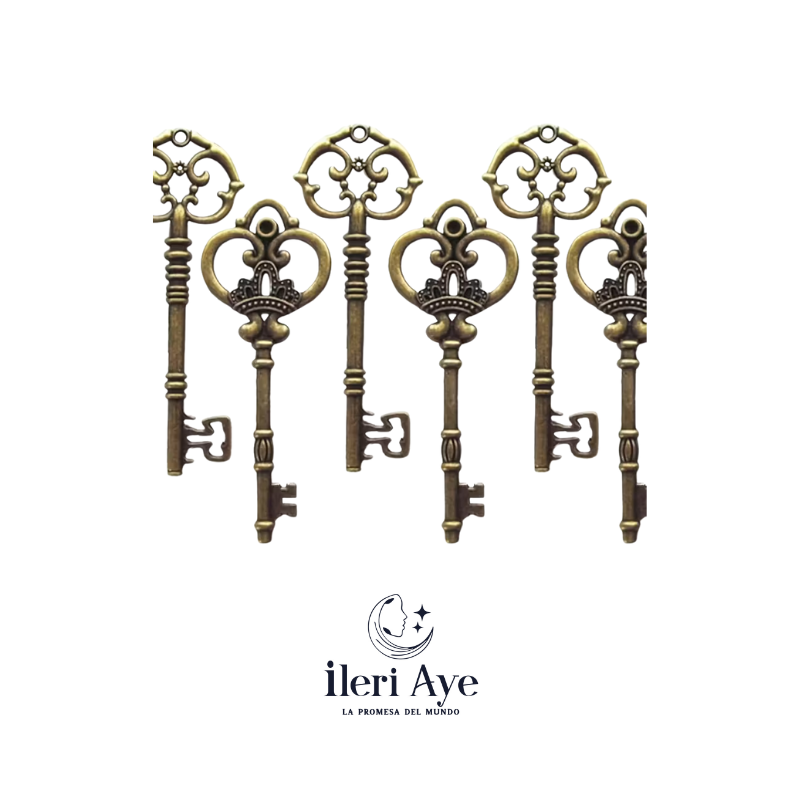 Llave Dorado Antigua Mediana