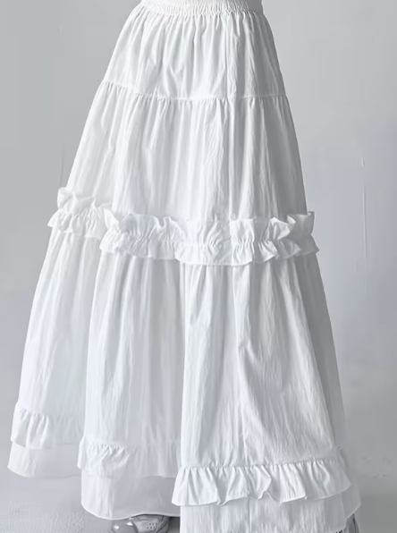 Falda Blanca tamaño L