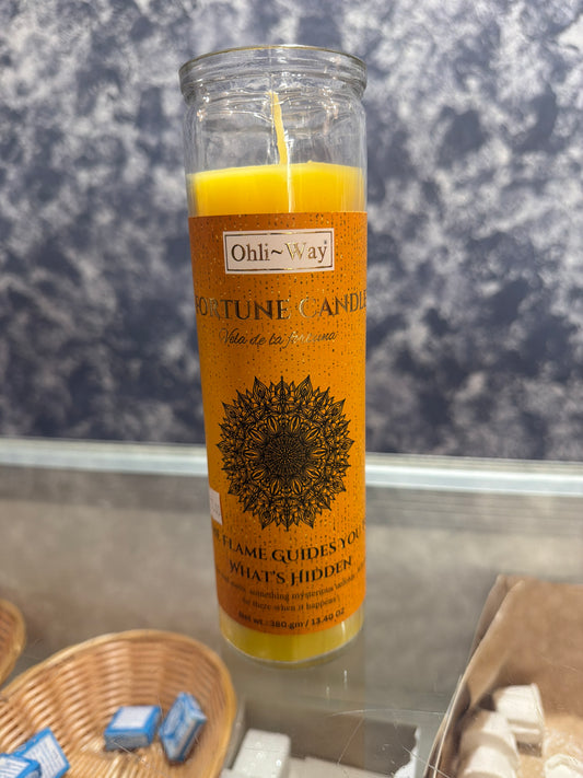 Vela Ohli-Way amarilla | Fortune Candle aromática
