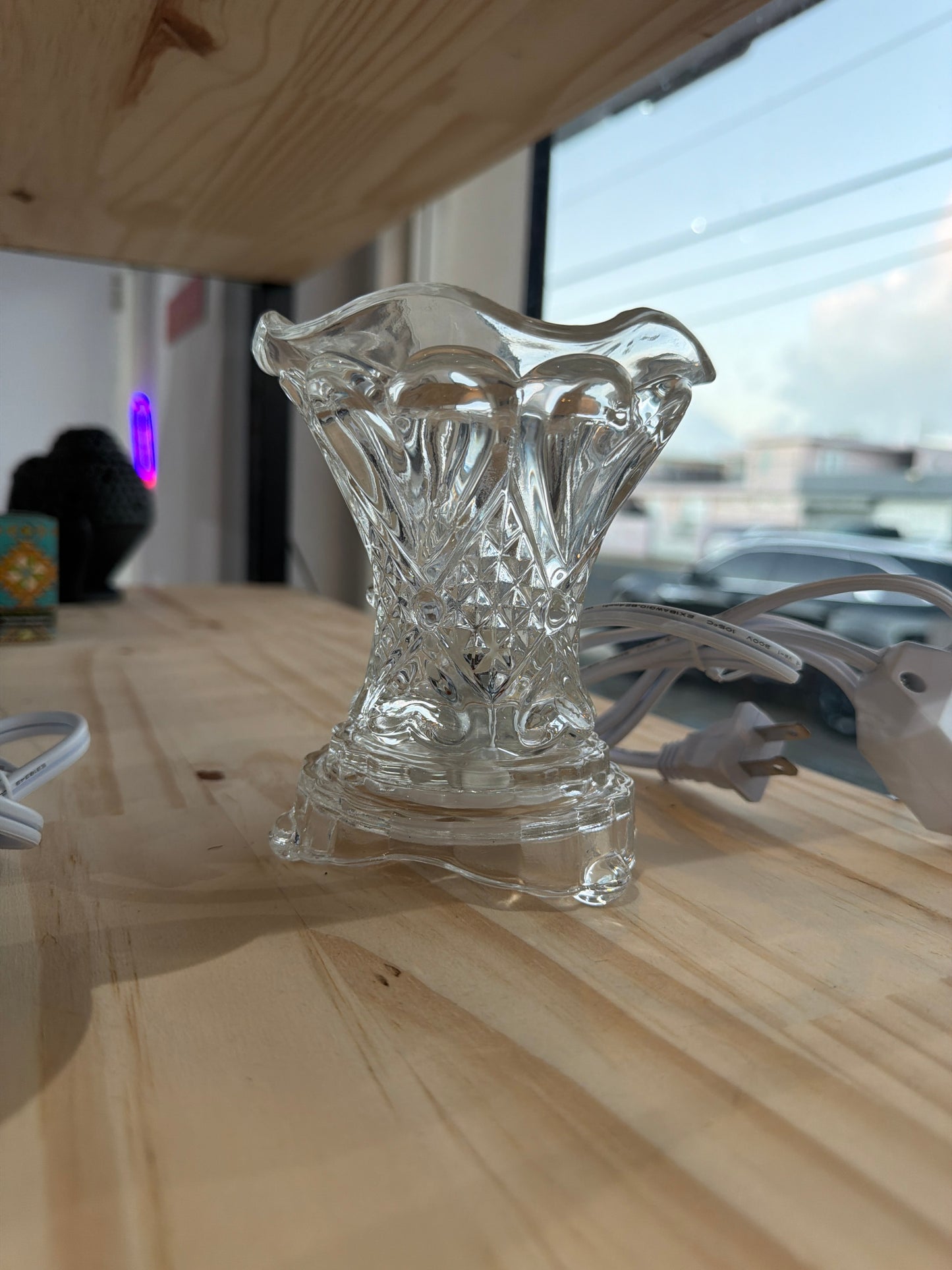 Quemador de Aceite cristal clear