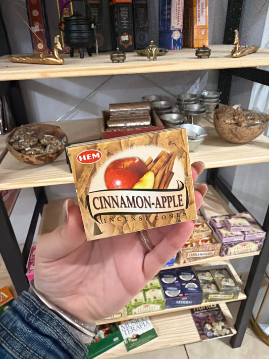 Incienso cono cinnamon-manzana