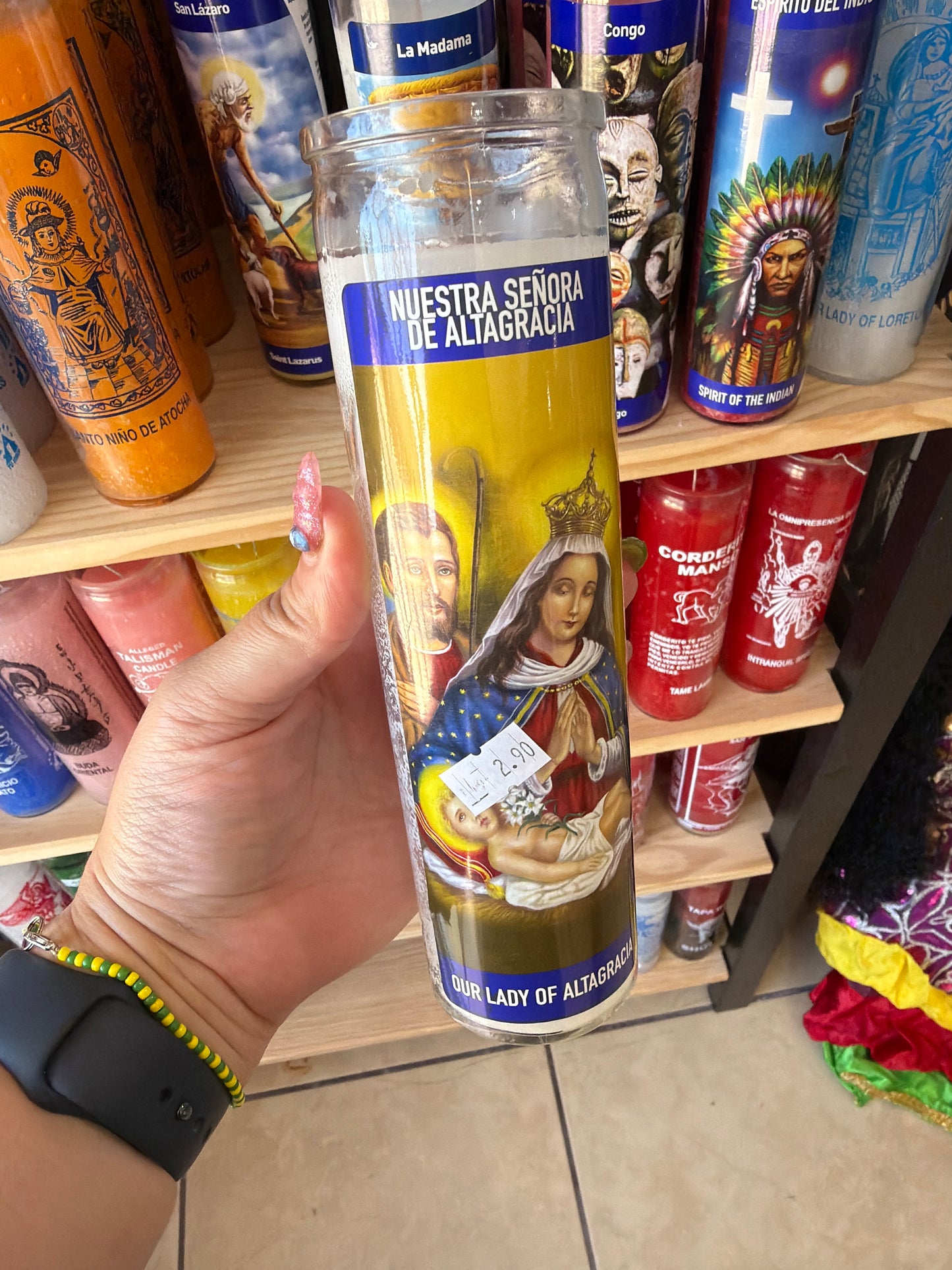 Vela nuestra señora de Altagracia