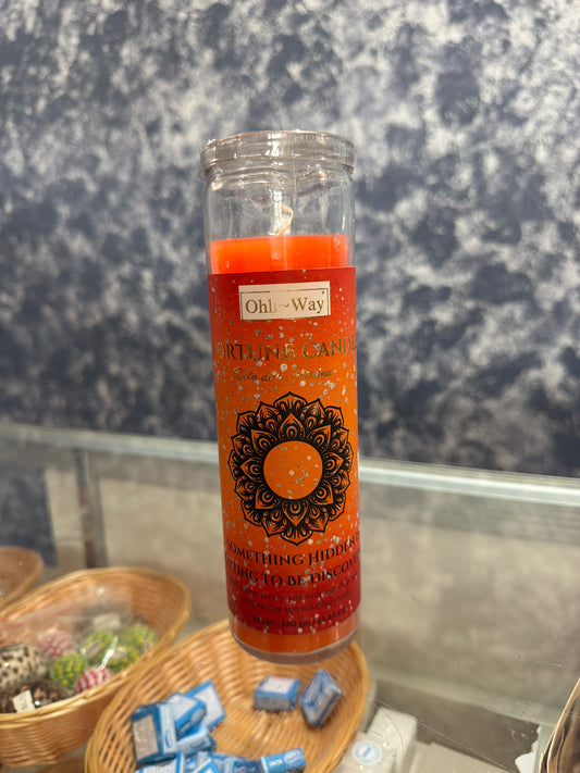 Vela Ohli-Way anaranjada | Fortune Candle aromática