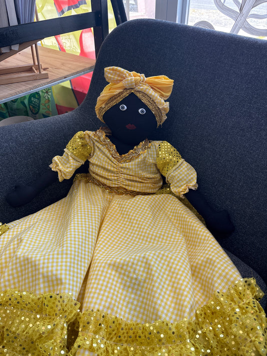 Muñeca amarilla | Representación madama , espiritismo (copia 3)