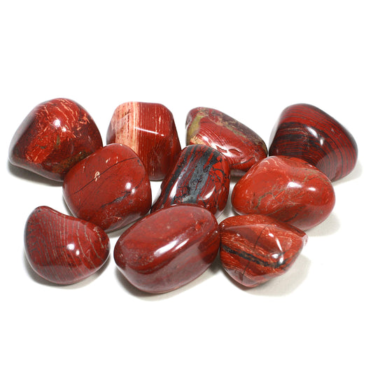 Jaspe Rojo en Piedra Pulida rojo