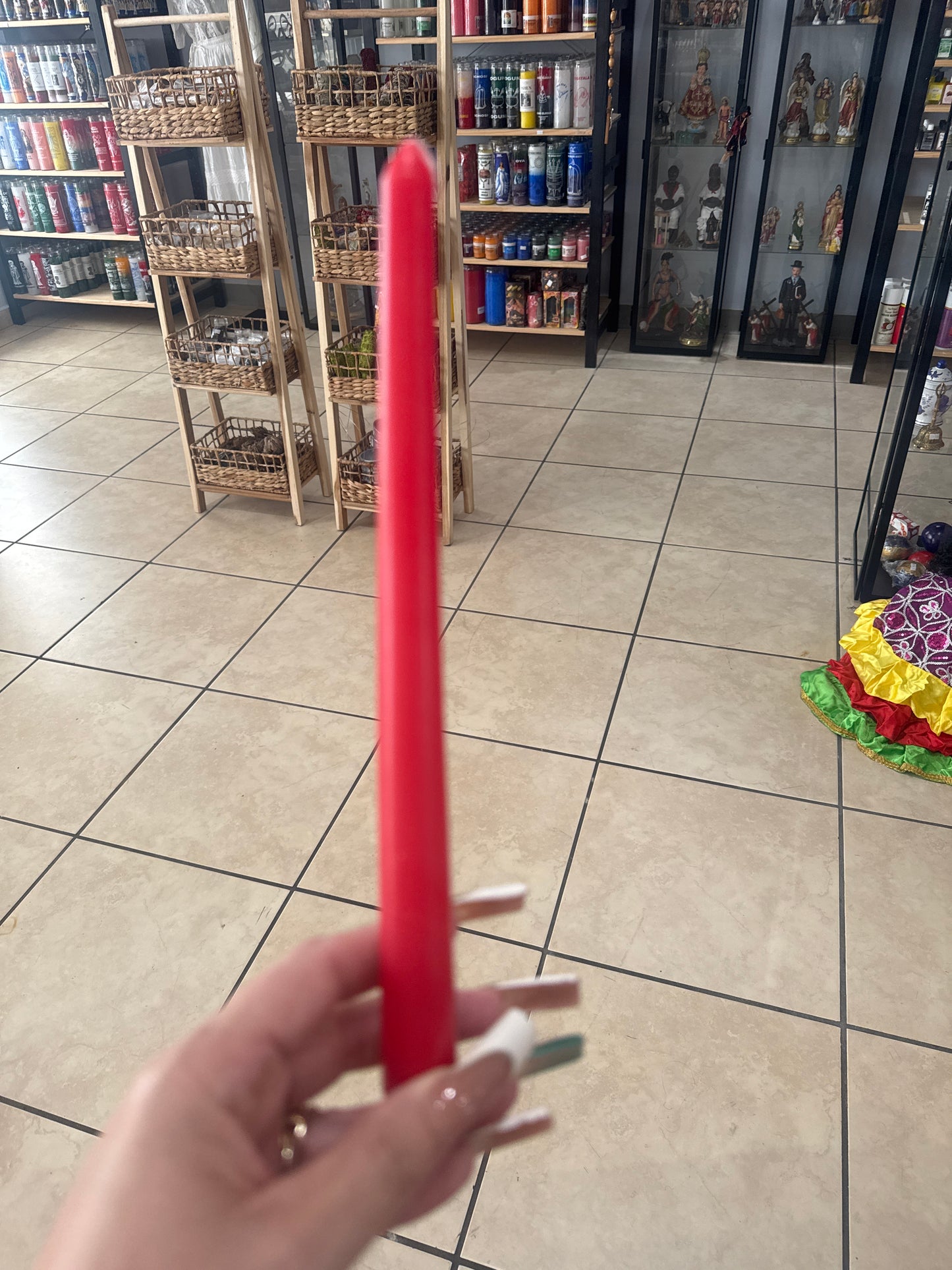 Vela suelta Grande Roja