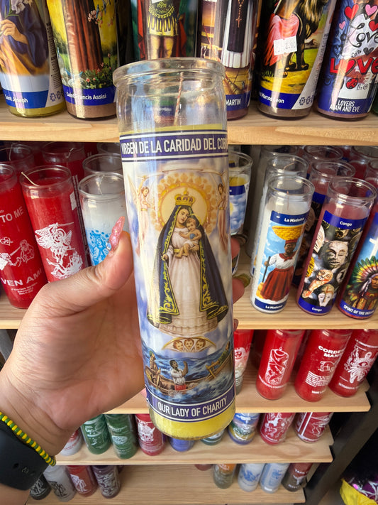 Vela virgen de la caridad del cobre