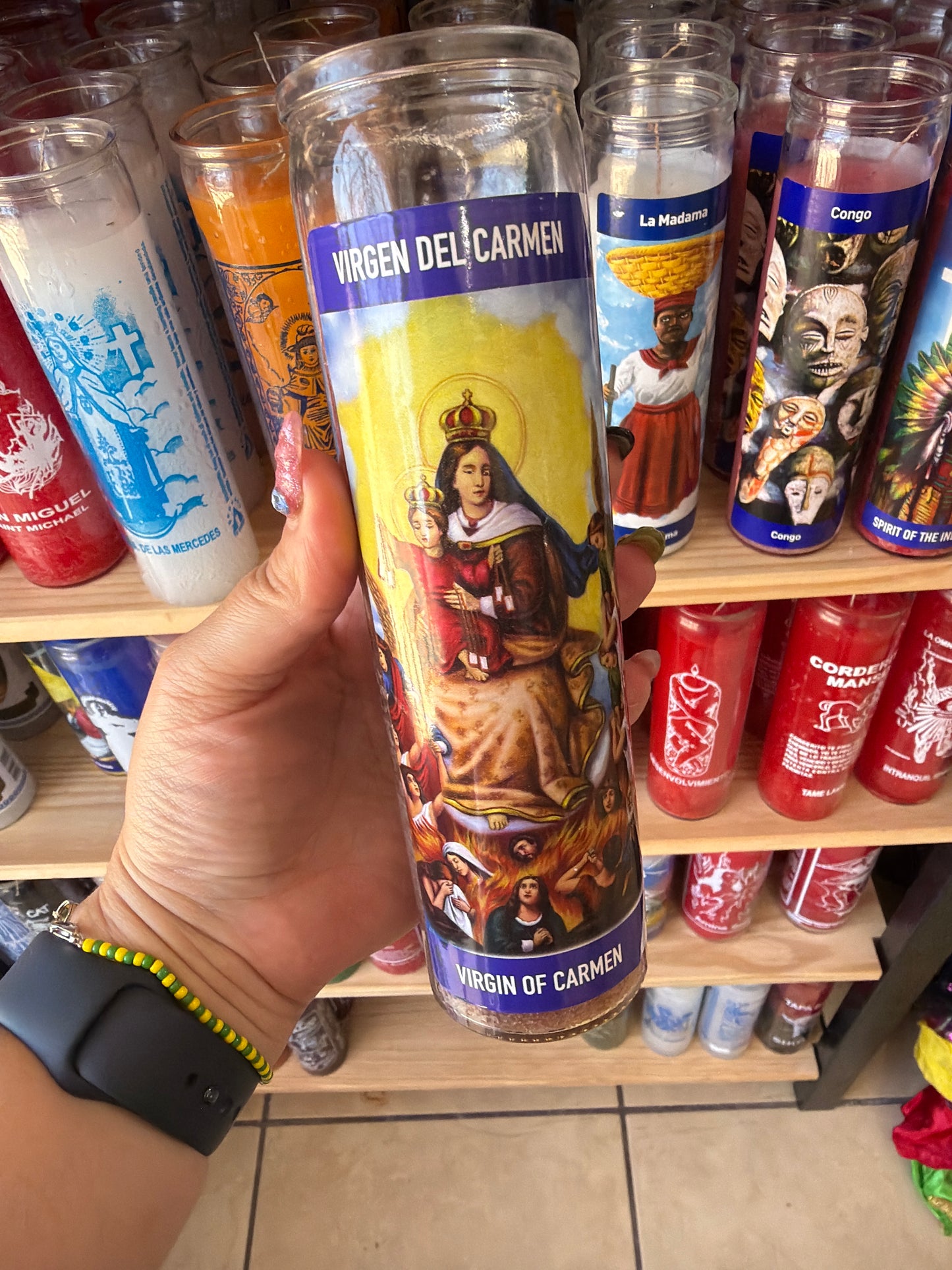Vela virgen del Carmen