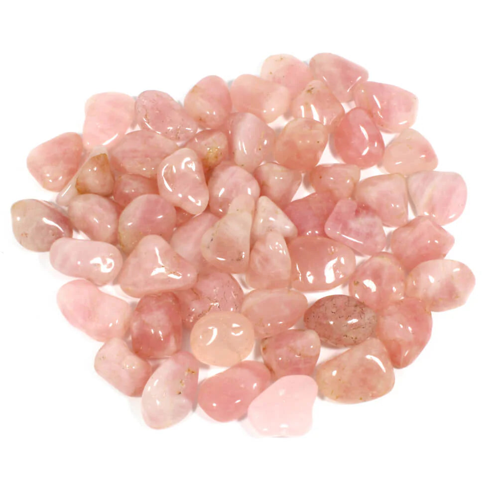 Cuarzo Rosa en Piedra Pulida rosa
