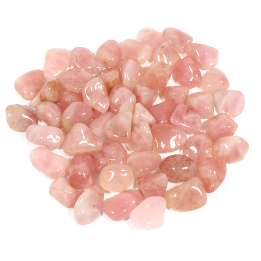 Cuarzo Rosa en Piedra Pulida rosa