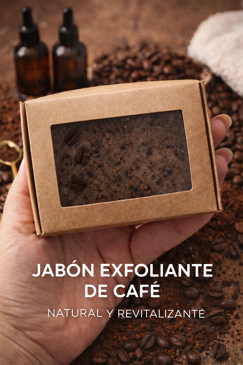 Jabón barra Café - exfoliación