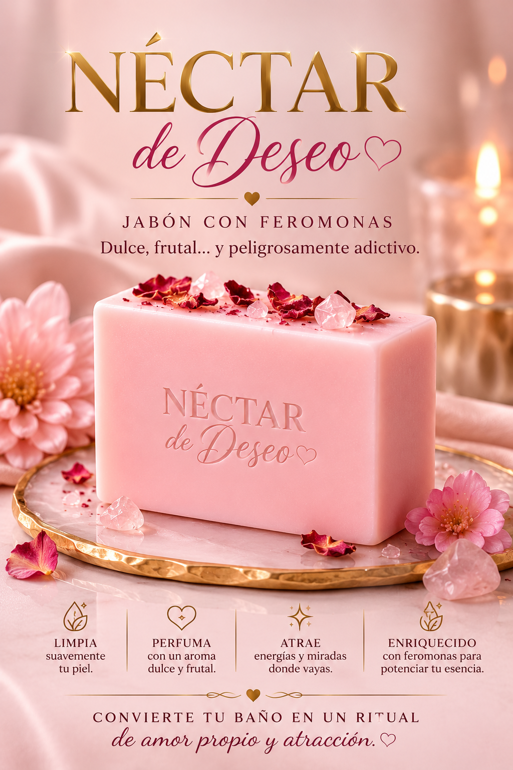 Jabon en Barra Néctar de Deseo