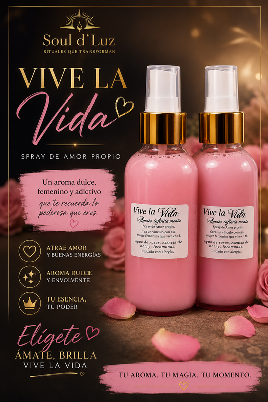 Vive la Vida – Spray de Amor Propio | 4 oz