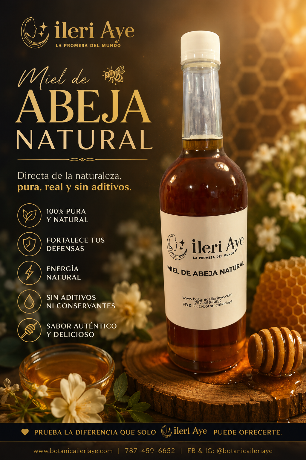 Miel de abeja natural