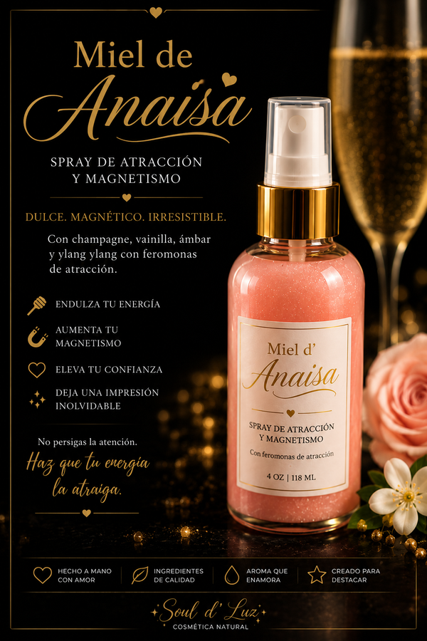 Miel de Anaisa – Spray de Atracción y Magnetismo