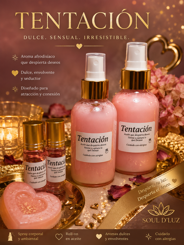 Spray Tentación | Spray Corporal Dulce para Atracción y sensualidad