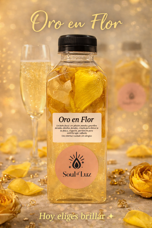 Baño Oro en Flor
