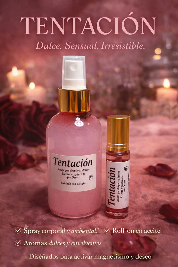 Kit Tentacion | Spray Corporal Dulce para Atracción y sensualidad