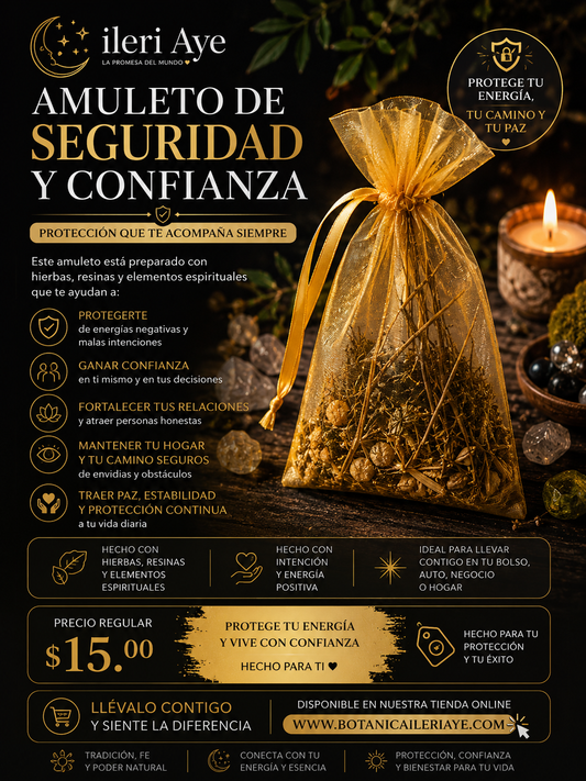 Amuleto seguridad y confianza