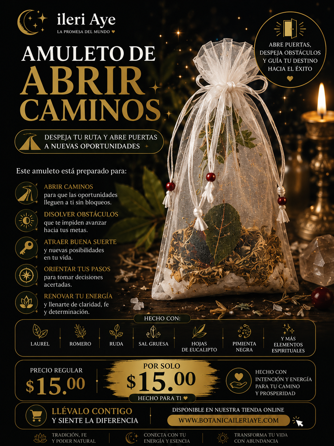 Amuleto de abrir caminos