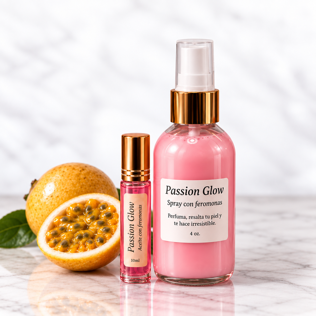 Kit Passion Glow | Spray y roll on de Parcha para Confianza y Magnetismo Personal | Olor a Parcha (Copy)