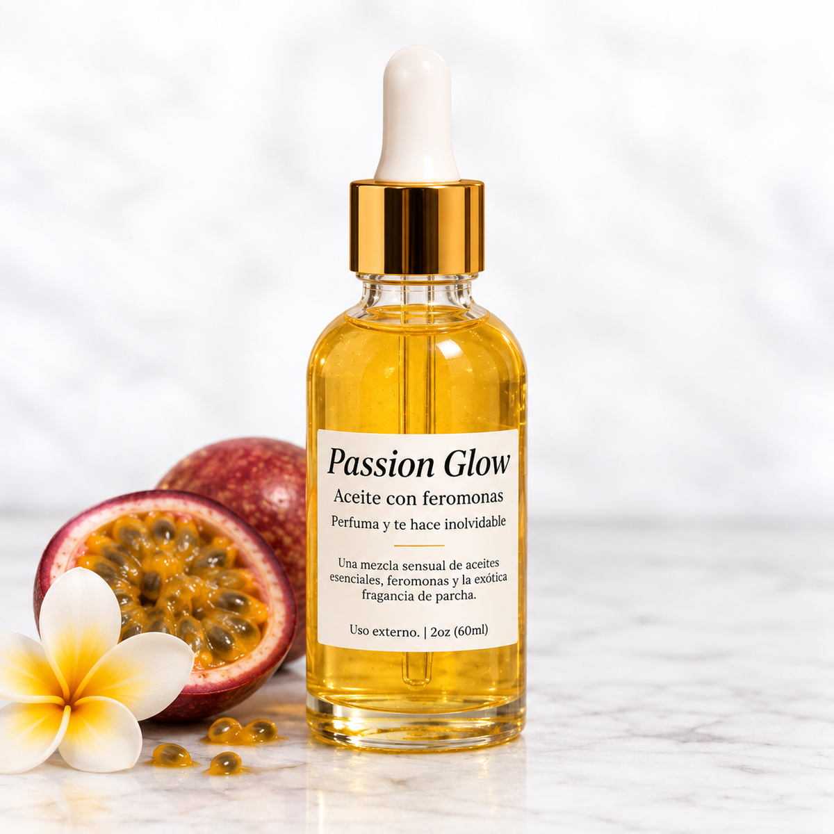 Passion Glow | Aceite con Feromonas | Olor a parcha