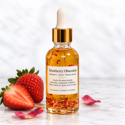 Strawberry Obsession | Aceite de Atracción con Feromonas | Olor a fresa