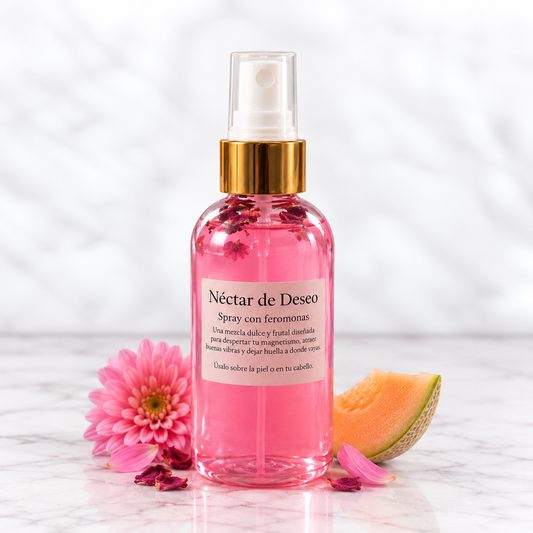Spray Nectar de Deseo | Spray con Feromonas para Atracción, Confianza y Magnetismo Personal | Olor a Melón