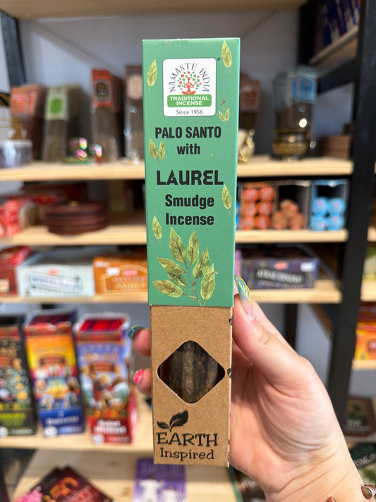 Incienso namaste Varilla | palo santo con laurel