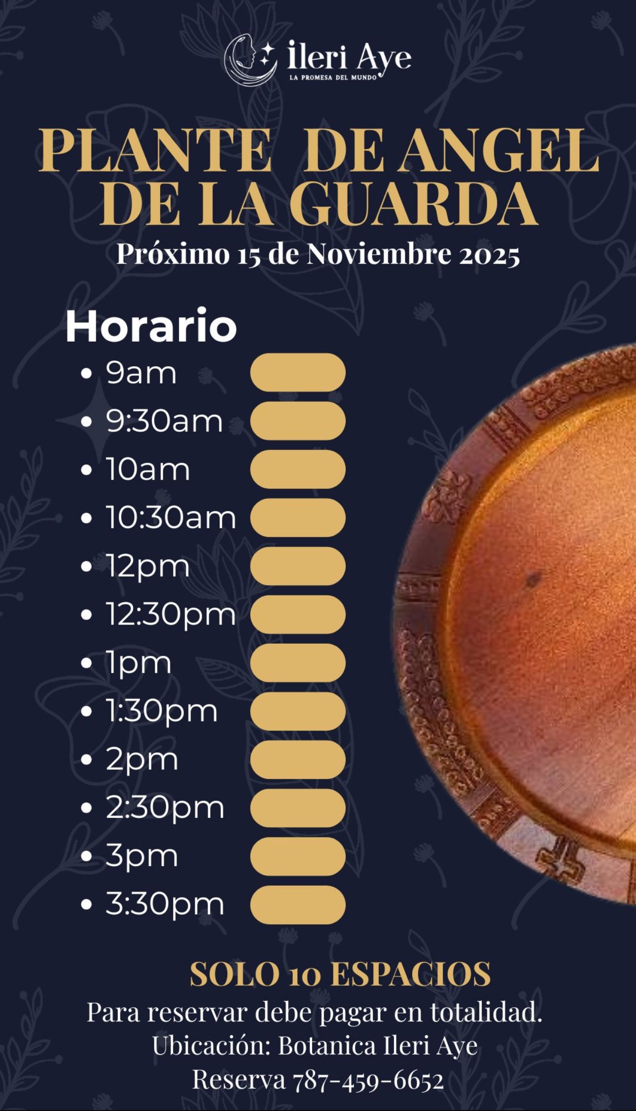 Angel de la guarda - reservación 1/2