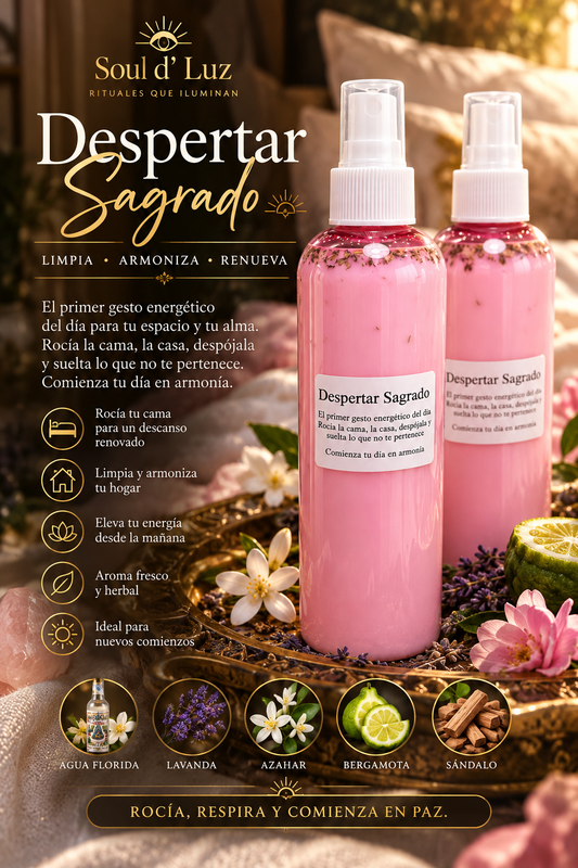 Despertar Sagrado – Spray Energético para el Hogar