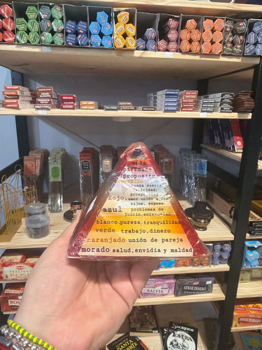 Velas de Piramides  7 Propositos