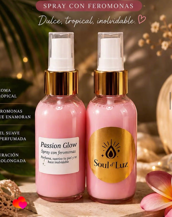 Spray Passion Glow | Spray de Parcha para Confianza y Magnetismo Personal