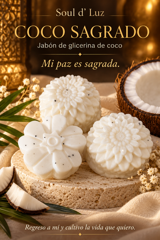 Coco Sagrado | Jabón de glicerina de coco