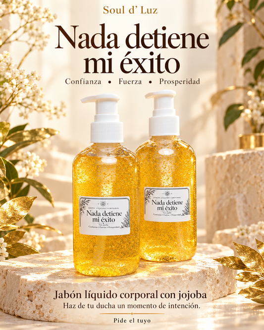 Nada detiene mi éxito  | Jabón líquido corporal con jojoba