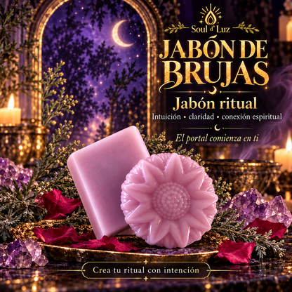 Jabón en Barra de Brujas | Jabón ritual de intuición y conexión espiritual