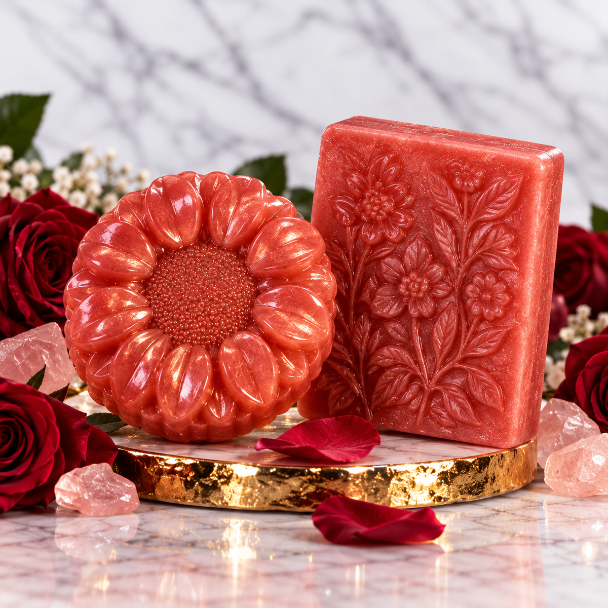 Reina de Mí — Jabón Ritual de Amor Propio y Poder Femenino | Olor rosa, magnolia y White Mus