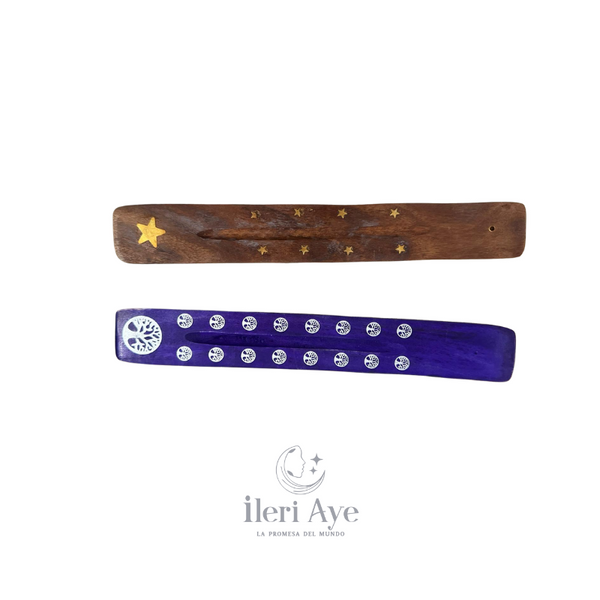 inciense holder basico de madera