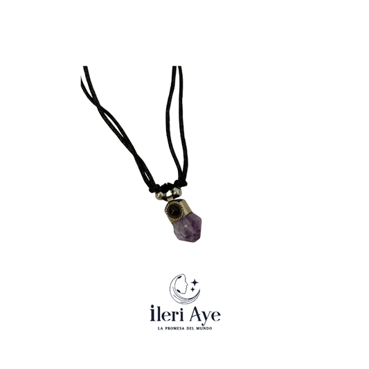Collar amatista - violeta