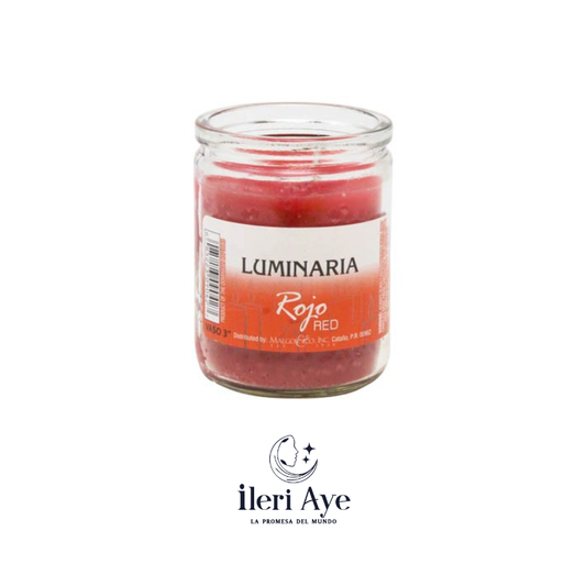 vela pequeña roja