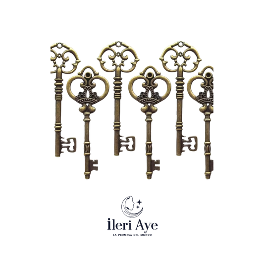 Llave Dorado Antigua Mediana