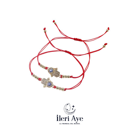 Pulcera de Corazon con Ojo